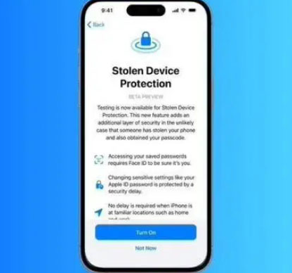 太谷苹果授权维修店分享被盗设备保护功能开启方法 