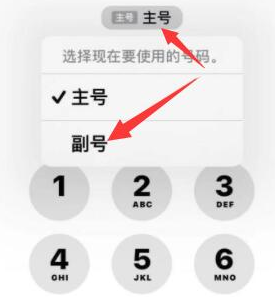 太谷苹果14维修店分享iPhone 14 Pro Max使用副卡打电话的方法 